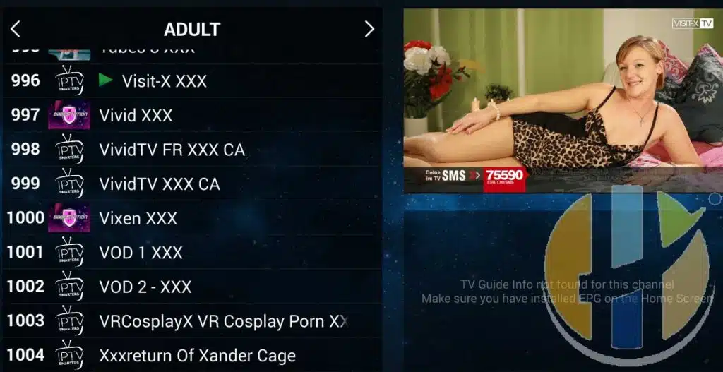 channel iptv adult channels