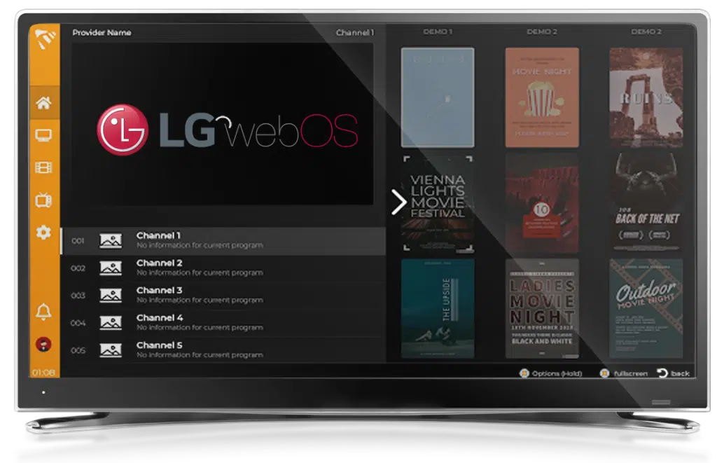 WebOS IPTV Player